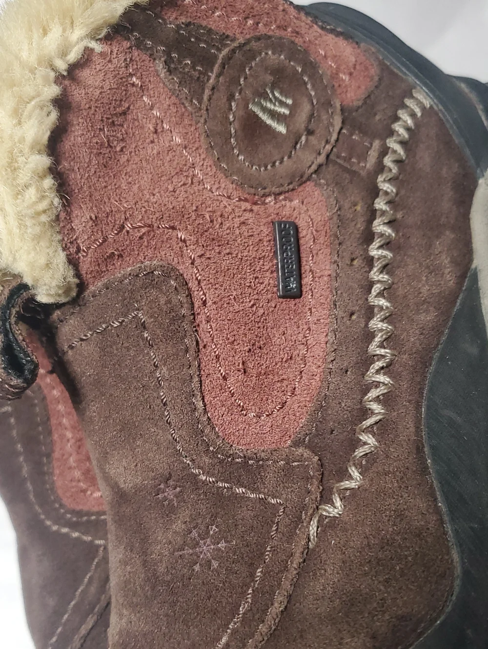 Merrell Sleet 6 Waterproof Bracken Suede Hiking Winter Boots Size 8.5 Womens